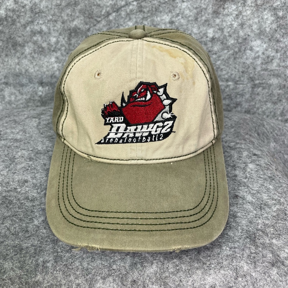 OKC Oklahoma City Yard Dawgz Arena Football Hat Adult Mens Green Cap Logo